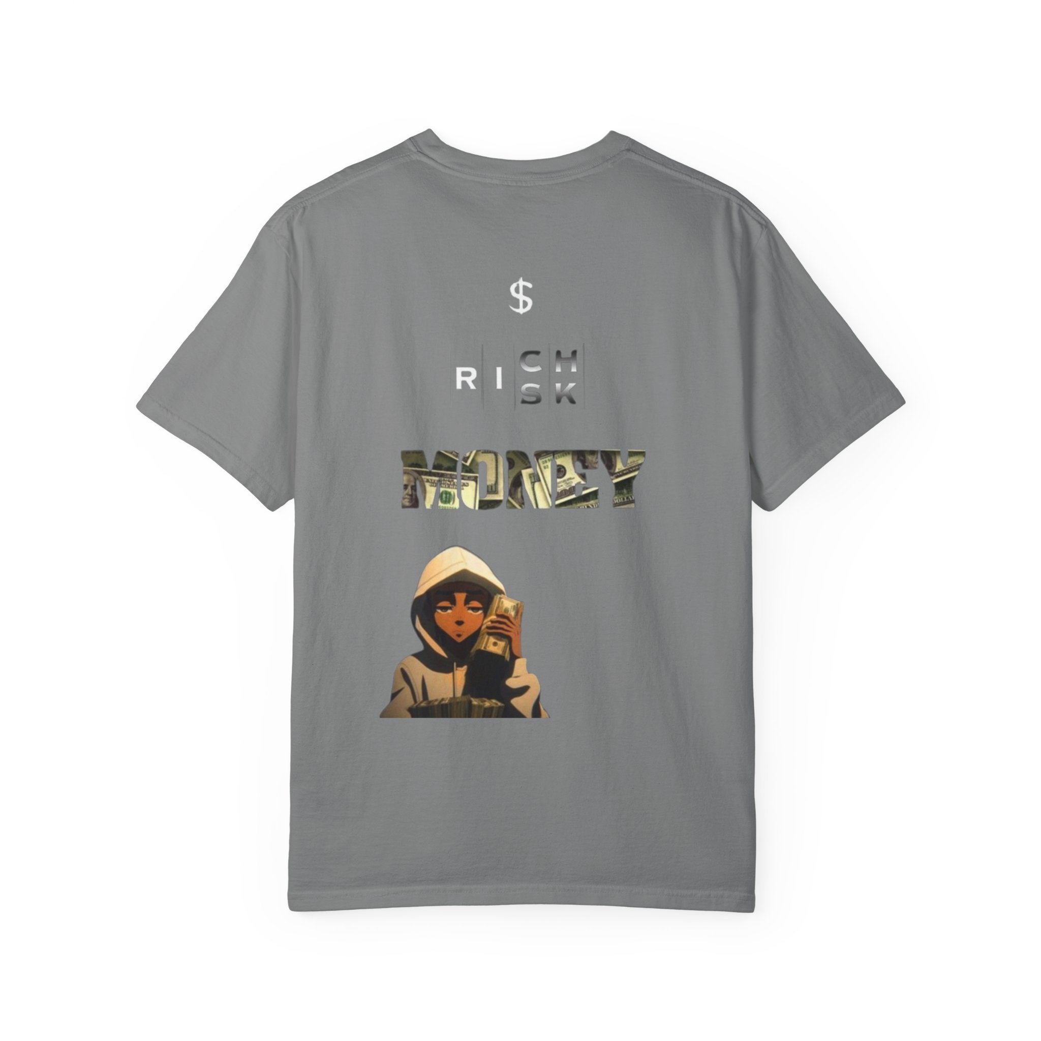 Risk to build Rich — Unisex Garment-Dyed T-shirt