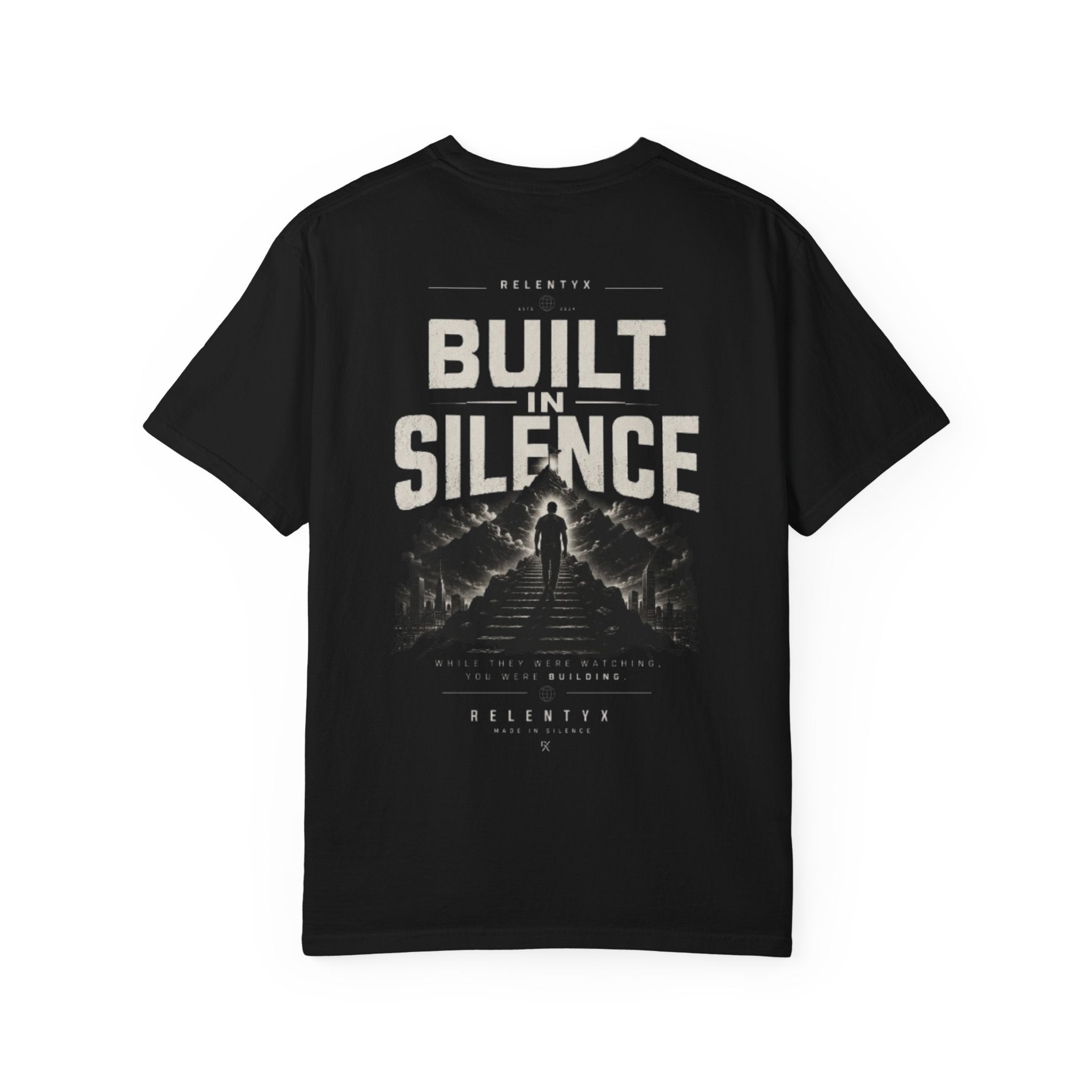 Built in Silence — Unisex Garment-Dyed T-shirt