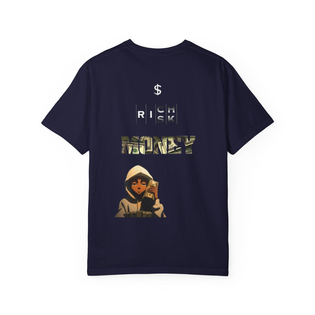 Risk to build Rich — Unisex Garment-Dyed T-shirt