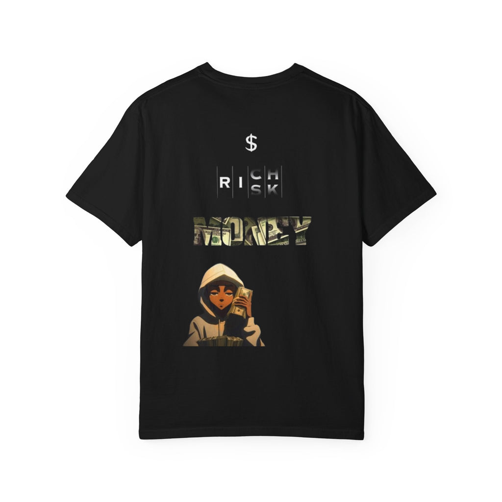 Risk to build Rich — Unisex Garment-Dyed T-shirt