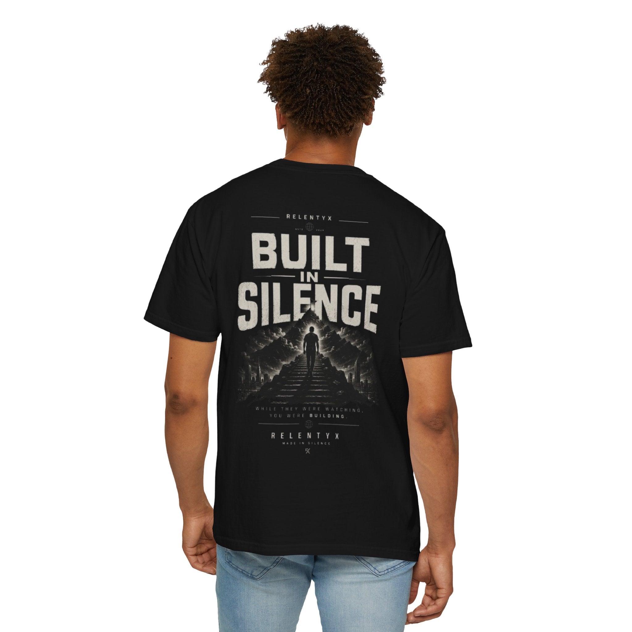 Built in Silence — Unisex Garment-Dyed T-shirt